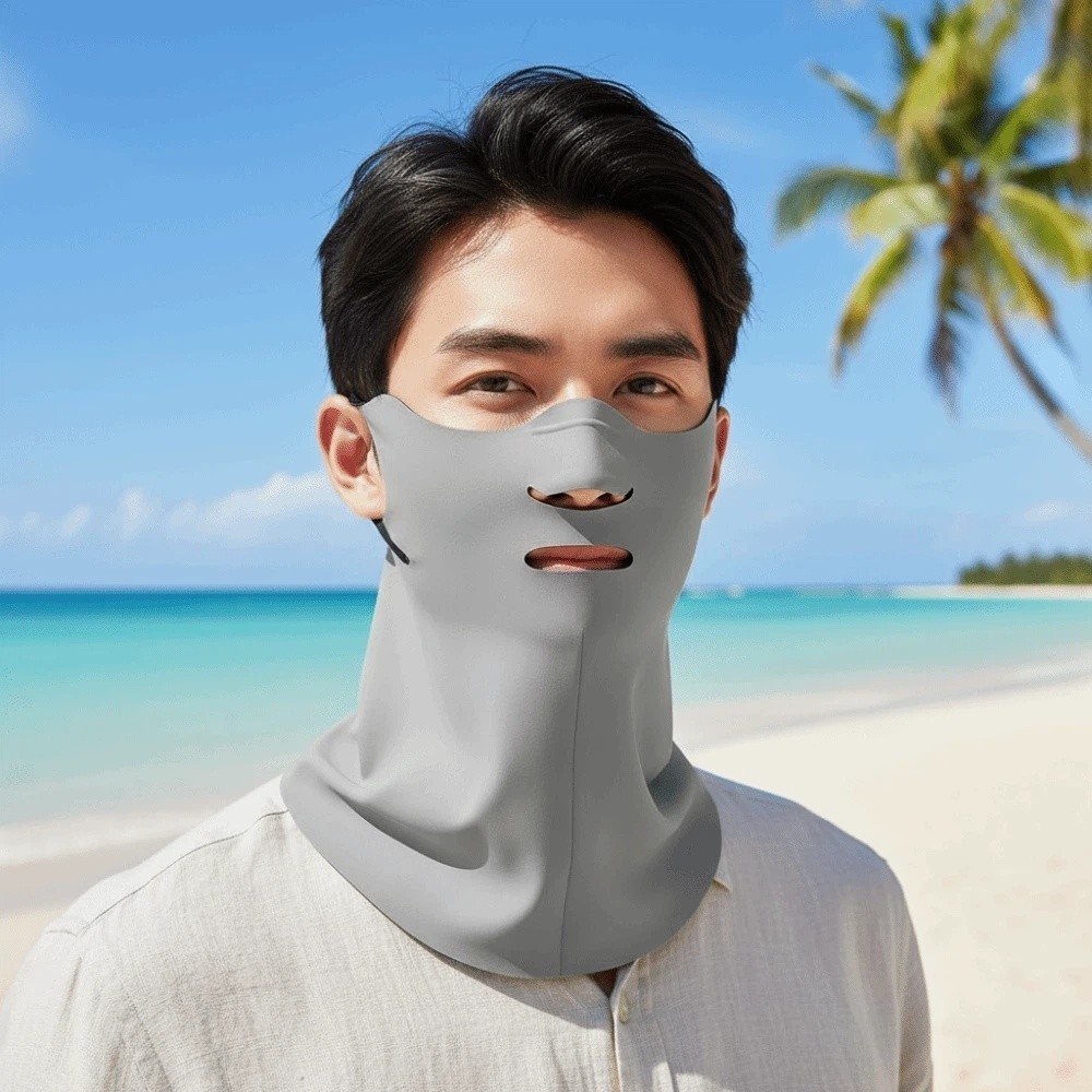 Sports Mask Breathable - Cycling Nylon Neck Sunscreen Mask Elastic