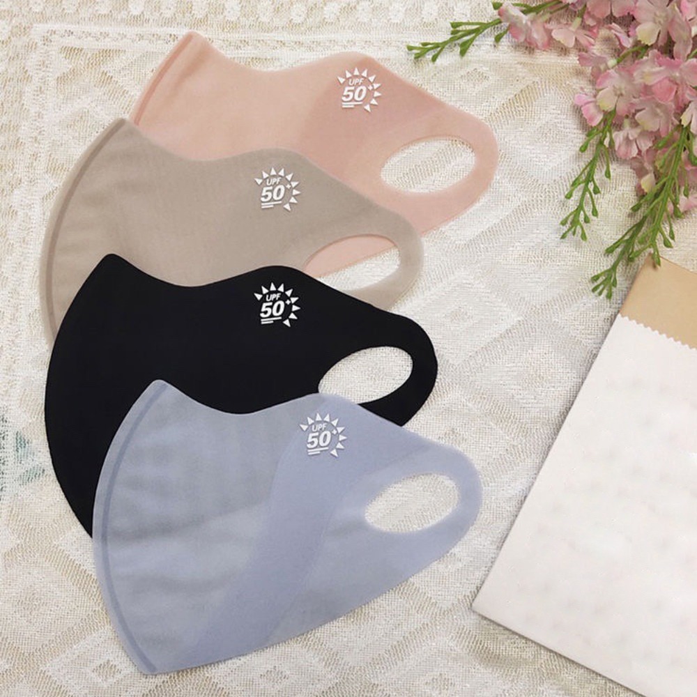 Ultrathin Anti-uv Ice Silk Sun - Cloth Face Mask Washable 评论和价格