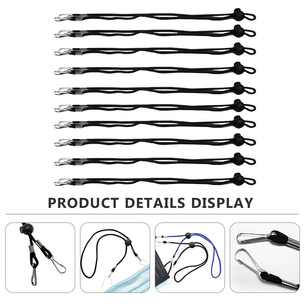 10Pcs Anti-Fall Face Mask Lany - Mask Ear Saver Strap 评论和价格